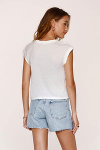 Heartloom Bobbie contour tee eggshell